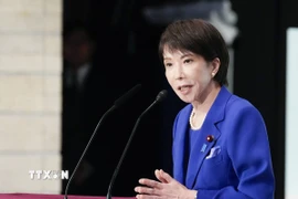 Thủ tướng Sanae Takaichi . (Ảnh: Kyodo/TTXVN)