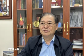 Tiến sỹ khoa học Phan Xuân Dũng, Chủ tịch Liên hiệp các Hội Khoa học và Kỹ thuật Việt Nam, kỳ vọng về sứ mệnh của giới trí thức tại Đại hội XIV của Đảng. (Ảnh: Diệu Thúy/TTXVN)