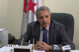 Ông Mourad Lamoudi, Ủy viên Trung ương phụ trách đối ngoại, Đảng Mặt trận Giải phóng Dân tộc Algeria. (Ảnh: Mạnh Hùng/TTXVN)