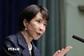 Thủ tướng Nhật Bản Sanae Takaichi. (Ảnh: Kyodo/TTXVN)