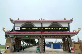 Công ty Cổ phần Thanh Bình An Lạc Viên. (Ảnh: Công an cung cấp)