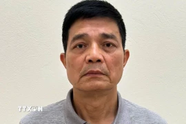 Bị can Nguyễn Thanh Phong, nguyên Cục trưởng Cục An toàn thực phẩm, Bộ Y tế. (Ảnh: TTXVN phát)