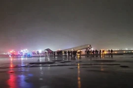 Hiện trường vụ va chạm. (Nguồn: FlightRadar24)