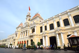 Trụ sở Ủy ban Nhân dân Thành phố Hồ Chí Minh. (Ảnh: Liên Sơn/TTXVN)