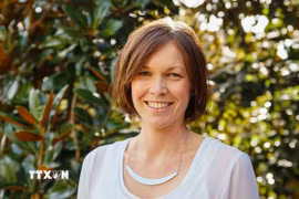 Bà Liz Bell, Giám đốc Điều hành Hội đồng Kinh doanh ASEAN-New Zealand, Ban Thư ký Liên minh Doanh nghiệp ASEAN-New Zealand. (Ảnh: TTXVN phát)