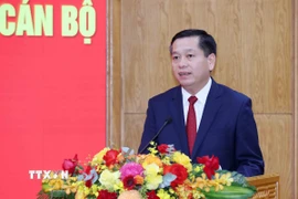 Đồng chí Nguyễn Long Hải, Ủy viên Dự khuyết Trung ương Đảng, Phó Bí thư Thường trực Đảng ủy các cơ quan Đảng Trung ương. (Ảnh: Phương Hoa/TTXVN)