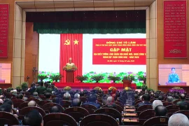 Tổng Bí thư Tô Lâm chúc tết tướng lĩnh quân đội nghỉ hưu