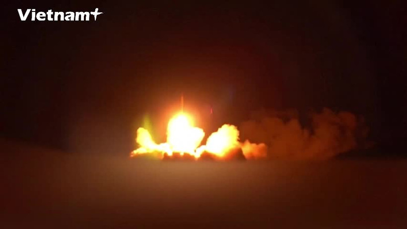 Iran khai hỏa tên lửa nhắm vào Mỹ. (Nguồn: Vietnam+)