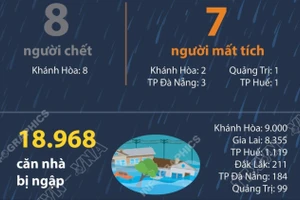 Thiệt hại do mưa lớn, lũ quét, sạt lở đất - tính đến sáng 19/11/2025