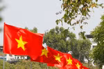 50 năm thống nhất đất nước: Thành phố Hồ Chí Minh tràn ngập cờ hoa rực rỡ