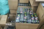 Tang vật buôn lậu bị lực lượng chức năng thu giữ. (Ảnh:TTXVN phát)