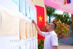 Cử tri phường Tân Ninh, tỉnh Tây Ninh. (Ảnh: Minh Phú/TTXVN)