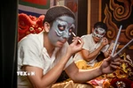 Cận cảnh những hình ảnh đầy tính nghệ thuật của các nghệ sỹ và sân khấu Tuồng