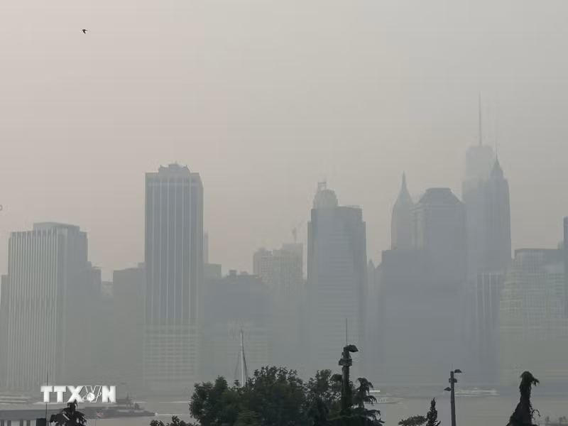 Khói mù từ Canada bao phủ New York có thể ảnh hưởng trận chung kết World Cup