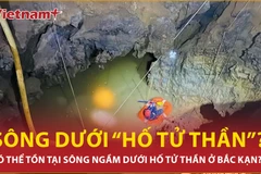 Có thể tồn tại sông ngầm dưới "hố tử thần" ở Bắc Kạn