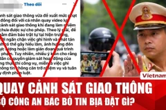 Thực hư về thông tin “phạt 5 triệu đồng người tự ý quay cảnh sát giao thông làm việc"
