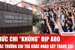 Sinh viên xôn xao vì chênh lệch chi trả tiền tham gia sự kiện A80