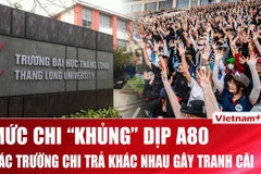 Sinh viên xôn xao vì chênh lệch chi trả tiền tham gia sự kiện A80