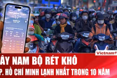 Thành phố Hồ Chí Minh lạnh xuống 16 độ C, Tây Nam Bộ rét chưa từng có