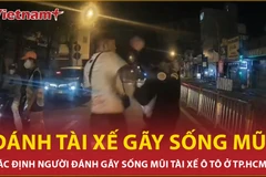 Công an xác định người tấn công tài xế ô tô gãy sống mũi ở Thành phố Hồ Chí Minh