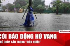 Huế mưa lớn kỷ lục, kích hoạt còi báo động thiên tai 