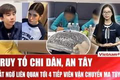 Ca sĩ Chi Dân và người mẫu An Tây liên quan đường dây 4 tiếp viên Vietnam Airlines vận chuyển ma túy