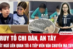Ca sĩ Chi Dân và người mẫu An Tây liên quan đường dây 4 tiếp viên Vietnam Airlines vận chuyển ma túy