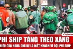 Doanh nghiệp chuyển phát đồng loạt áp phụ phí xăng dầu