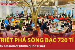 Phá sòng bạc "khủng” ở Lào Cai, gần 100 người Trung Quốc bị bắt 