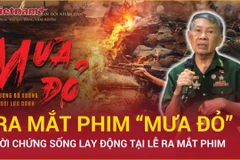 Lời chứng sống lay động tại lễ ra mắt phim chiến tranh "Mưa đỏ" 