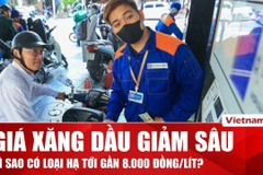 Giá xăng dầu giảm sâu, có loại hạ tới 8.000 đồng/lít