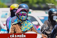 Cả 3 miền Bắc-Trung-Nam nắng nóng như “đổ lửa”, có nơi trên 39 độ C 
