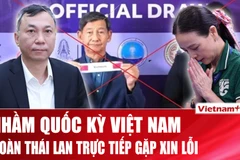 Phó Chủ tịch FAT đến trụ sở VFF, trực tiếp xin lỗi vụ nhầm Quốc kỳ Việt Nam