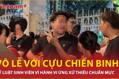 Đại học Văn Lang kỷ luật sinh viên vì ứng xử thiếu chuẩn mực tại lễ diễu binh
