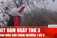 Miền Bắc rét đậm ngày thứ 3, Mẫu Sơn chạm ngưỡng 1 độ C