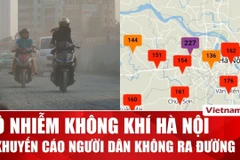 Chất lượng không khí tại Hà Nội ở mức rất xấu kể từ đầu mùa Đông