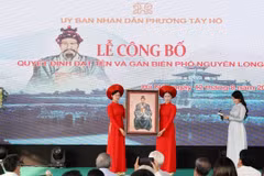 Hà Nội đặt tên và gắn biển phố tôn vinh nhân vật lịch sử Võ Phó bảng Nguyễn Long