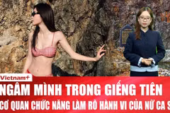 Gia Lai: Xử lý vụ nữ ca sĩ mặc bikini ngâm mình “kém duyên” tại Giếng Tiên