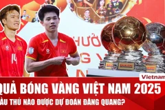 Đình Bắc hay Hoàng Đức: Cầu thủ nào sẽ được xướng tên giải thưởng Quả bóng Vàng Việt Nam 2025? 