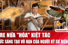 Kỹ sư điện tử và những kiệt tác tre độc bản "hút hồn” du khách ở Hội An