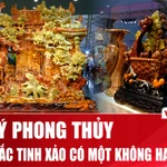 Những tác phẩm chạm khắc đá quý đẹp mê hồn tại Hội chợ Xuân 2026