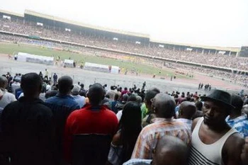 Trận đấu giữa câu lạc bộ ASV Club và Tout Puissant Mazembe. (Nguồn: AFP)