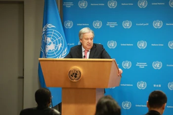 Tổng thư ký Antonio Guterres. (Ảnh: THX/TTXVN)