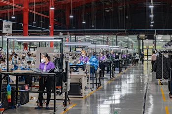 Nhà máy của Việt Vương tại Bến Tre. (Ảnh: Vietnam+)