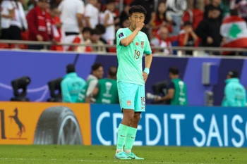 Trung Quốc liệu có vượt khó thành công để giành quyền đi tiếp? (Ảnh: Hoàng Linh/TTXVN)