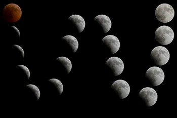 [Photo] Ngắm nguyệt thực toàn phần kéo dài nhất trong 100 năm qua