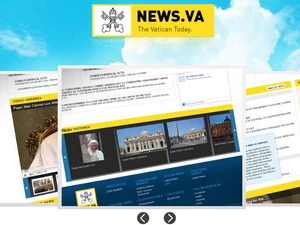 Giao diện cổng thông tin điện tử sắp ra mắt của tòa thánh Vatican.