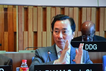 Đặc phái viên của Thủ tướng Chính phủ Phạm Sanh Châu Phạm Sanh Châu. (Ảnh: Bích Hà/TTXVN)