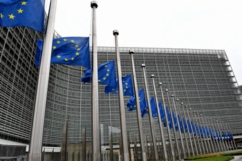 Trụ sở Liên minh châu Âu tại Brussels, Bỉ. (Ảnh: AFP/TTXVN)