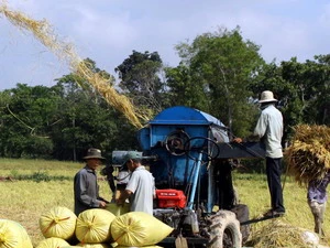 Hiệp định 3 bên để Việt Nam chia sẻ những kinh nghiệm quý báu trong lĩnh vực nông nghiệp với các quốc gia thành viên khác. (Ảnh: Thanh Vũ/TTXVN)